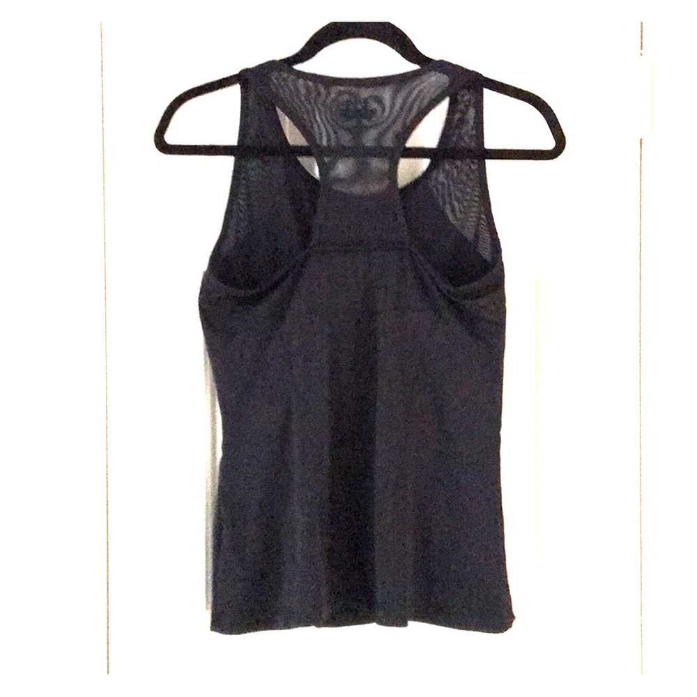 🌿 FILA Black Racerback Mesh Tank Top - L